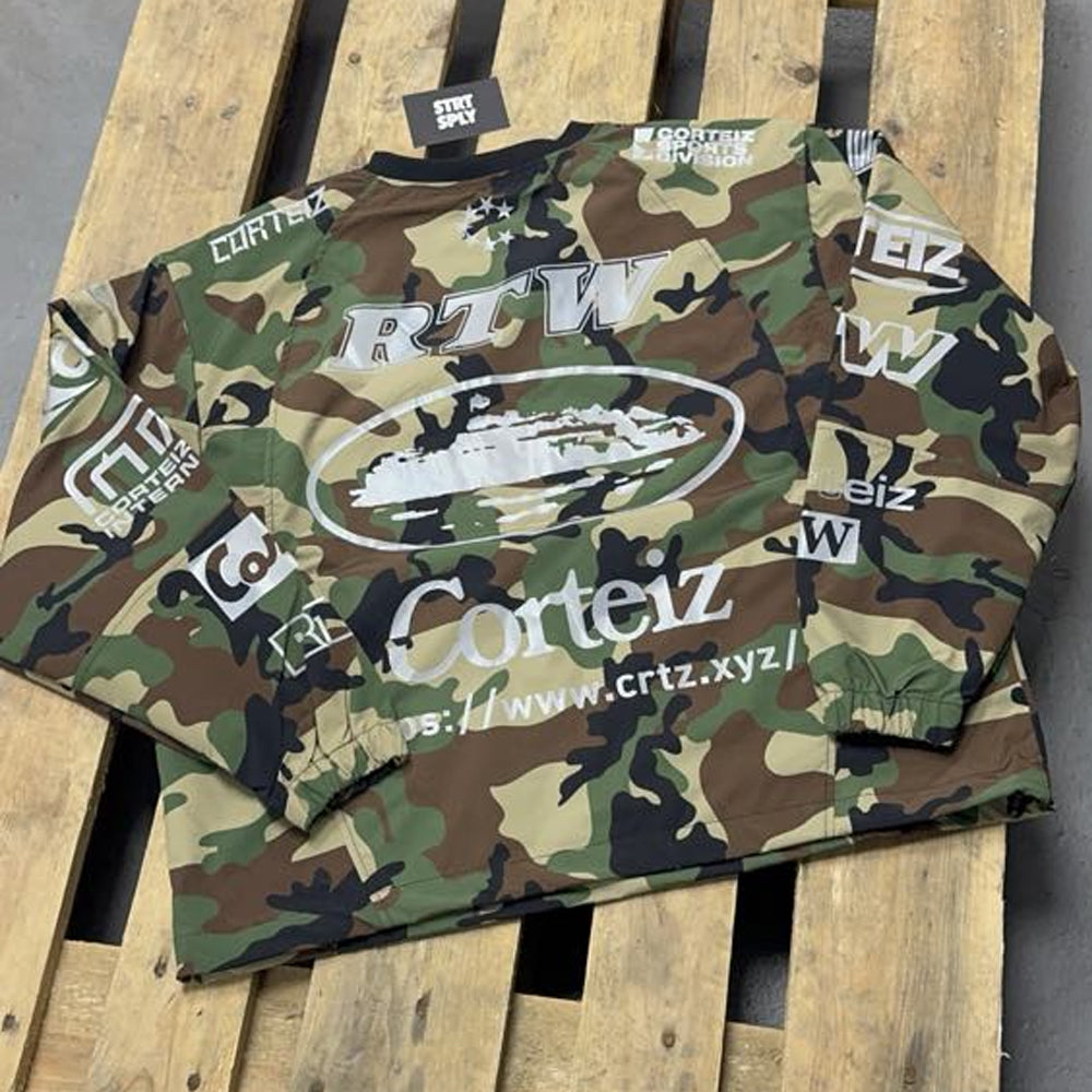 Corteiz RTW Sponsors Training Pullover - Camo