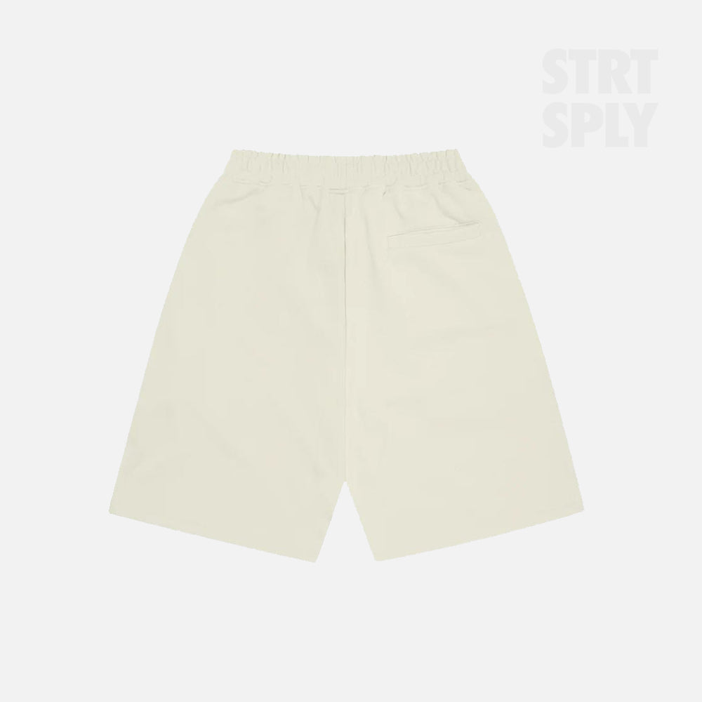 Corteiz RTW Island Puff Print Sweatshort - Off White