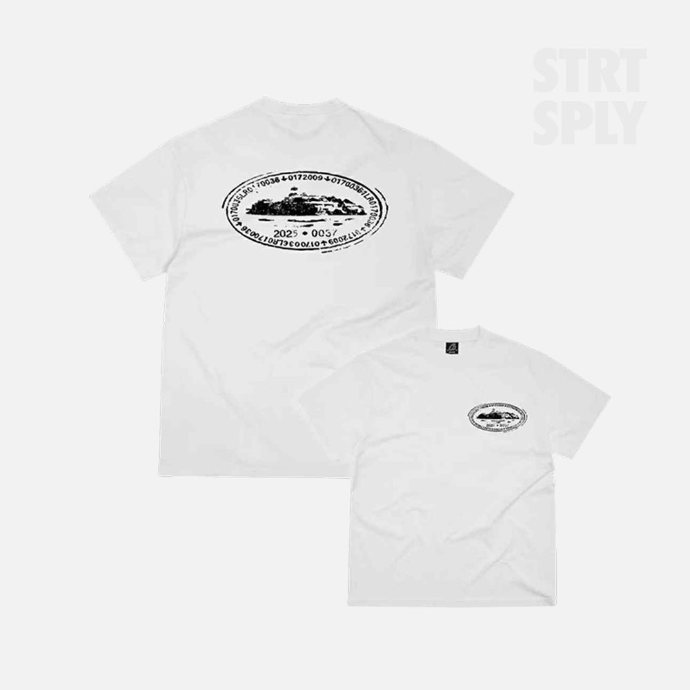 Corteiz RTW Island Stamp T-Shirt - White