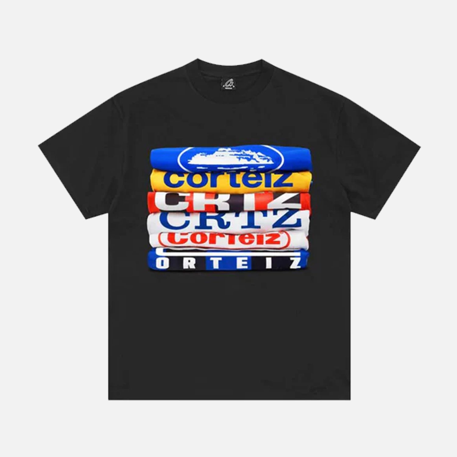 Corteiz RTW Stack T-Shirt - Black