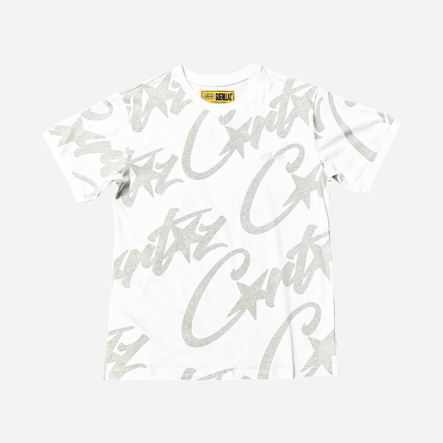 Corteiz RTW Allstarz All Over T-Shirt - White