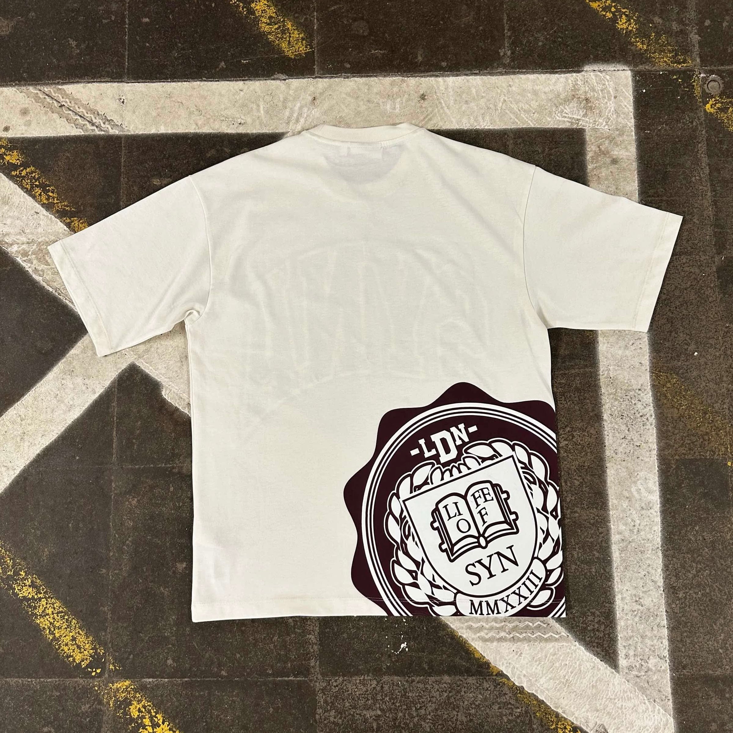 Syna World Crest T-Shirt - Off White