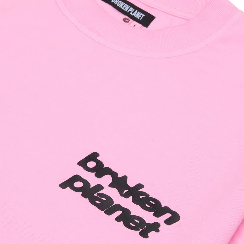 Broken Planet Star Logo T-Shirt - Bubble Gum Pink