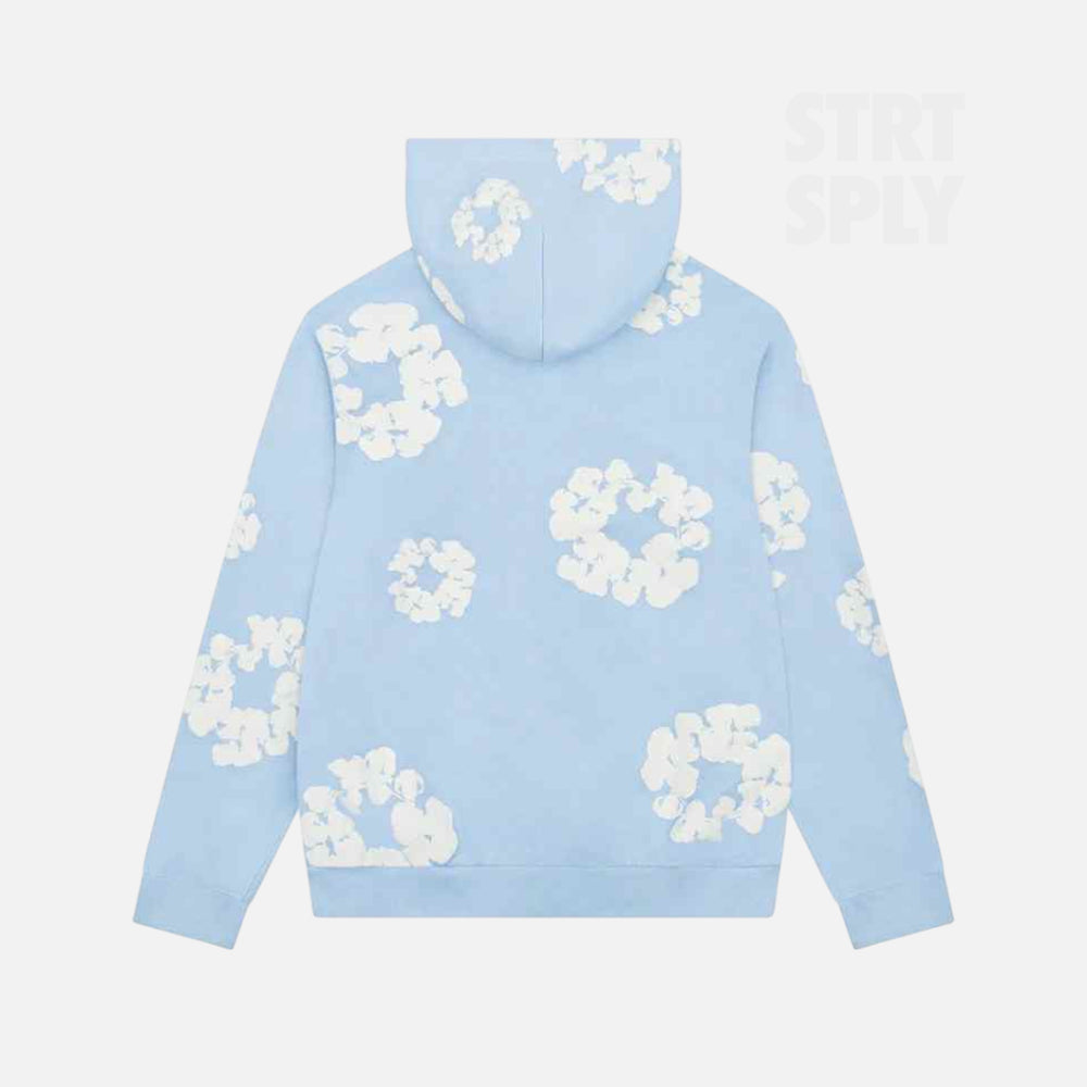 Denim Tears Cotton Wreath Hoodie - Powder Blue