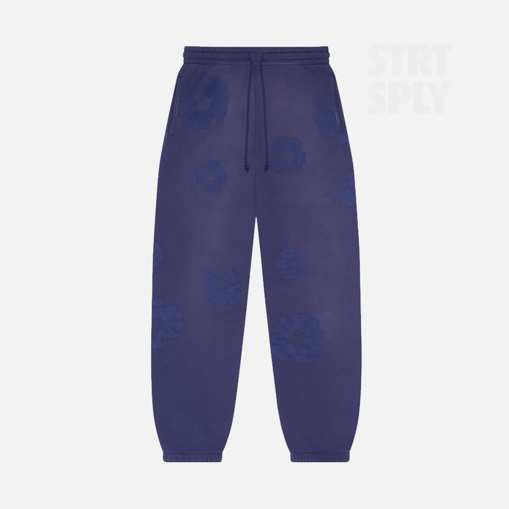 Denim Tears Mono Cotton Wreath Sweatpant - Blue