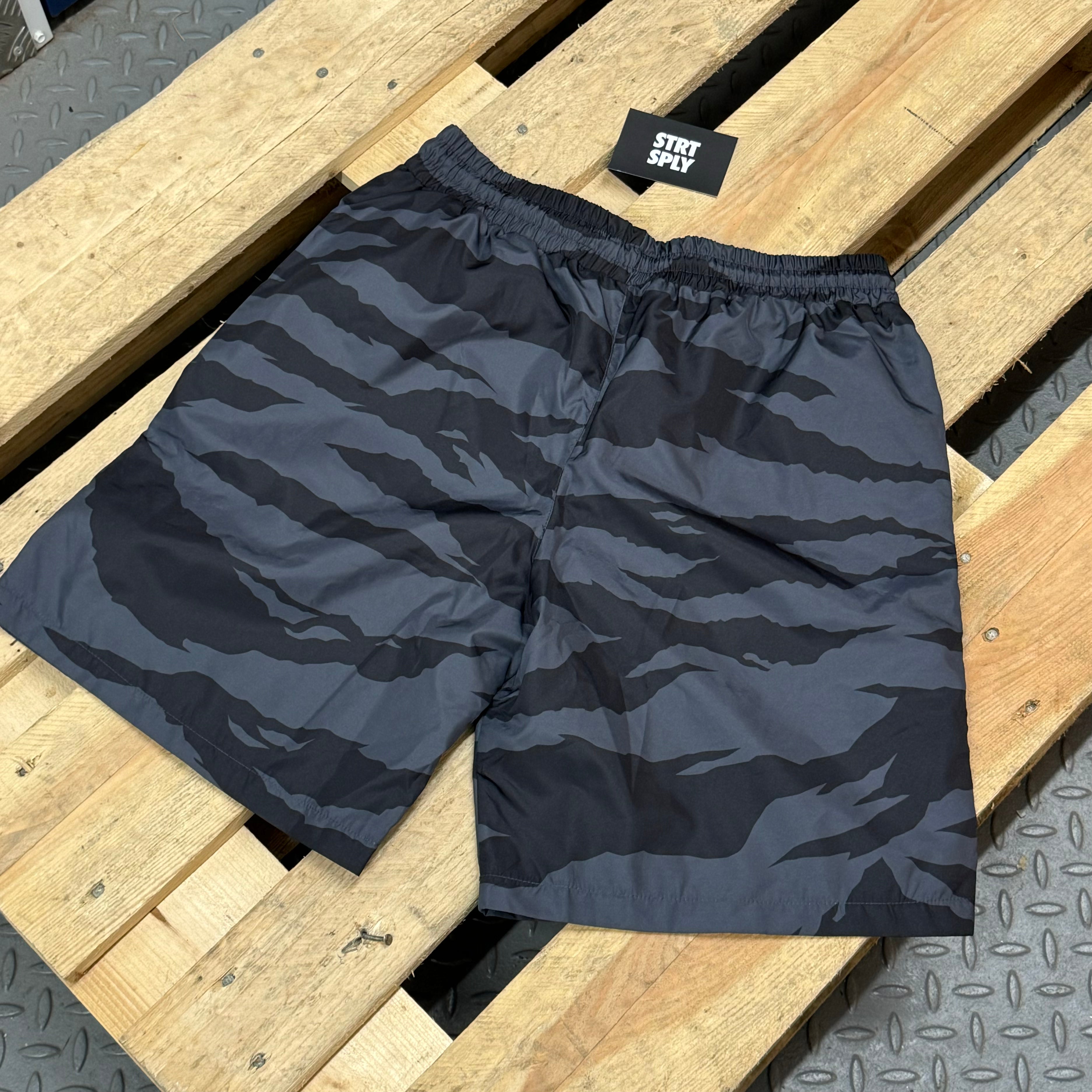 Trapstar Hyperdrive Track Shorts - Grey Camo