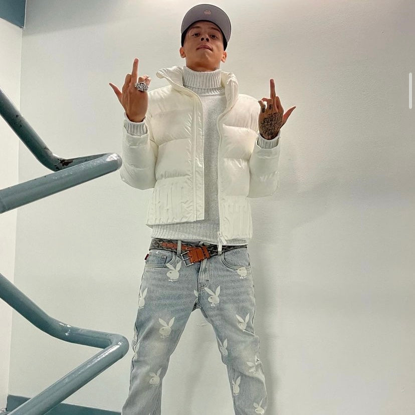 Trapstar Irongate Embossed Puffer Jacket - White