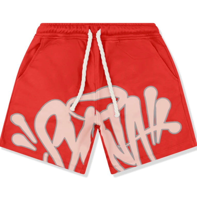 Syna World T-Shirt & Shorts Logo Set - Red