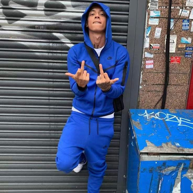 Nike Tech Fleece Bottoms - Royal Blue