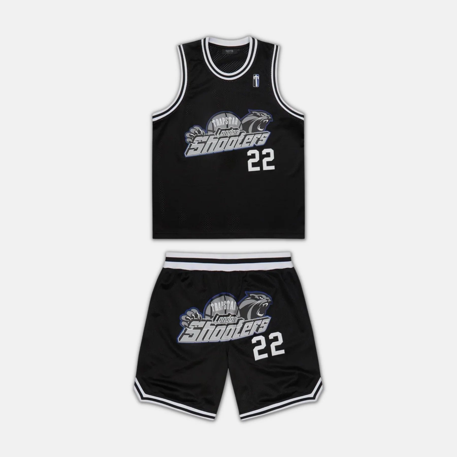 Trapstar Shooters Basketball Set - Black Ice Edition