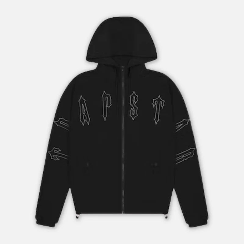 Trapstar Irongate Quilted Windbreaker - Black