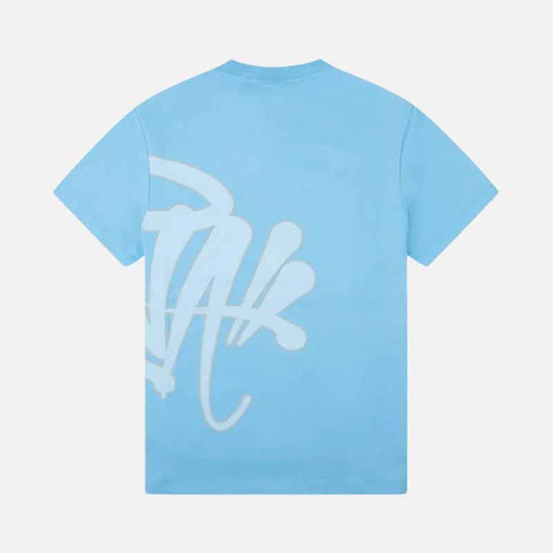 Syna World Logo T Shirt & Short Set Blue STRT SPLY