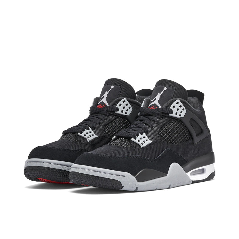 Air Jordan 4 Retro - Black Canvas