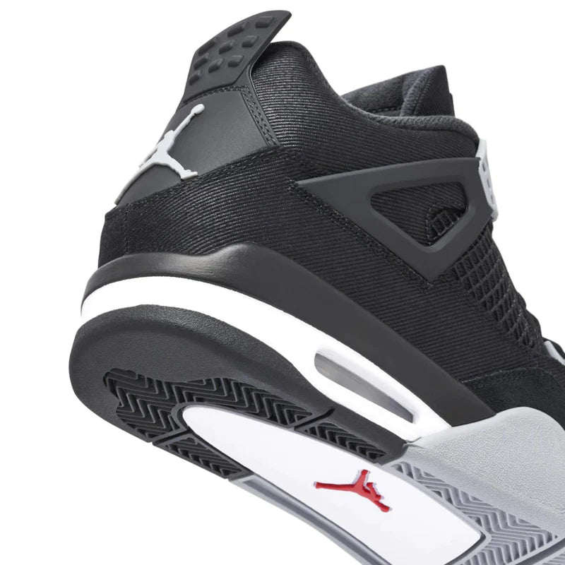 Air Jordan 4 Retro - Black Canvas