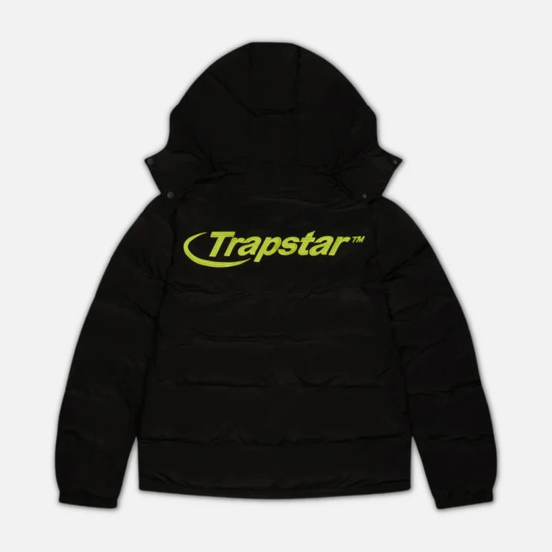 Black and green trapstar hoodie hotsell