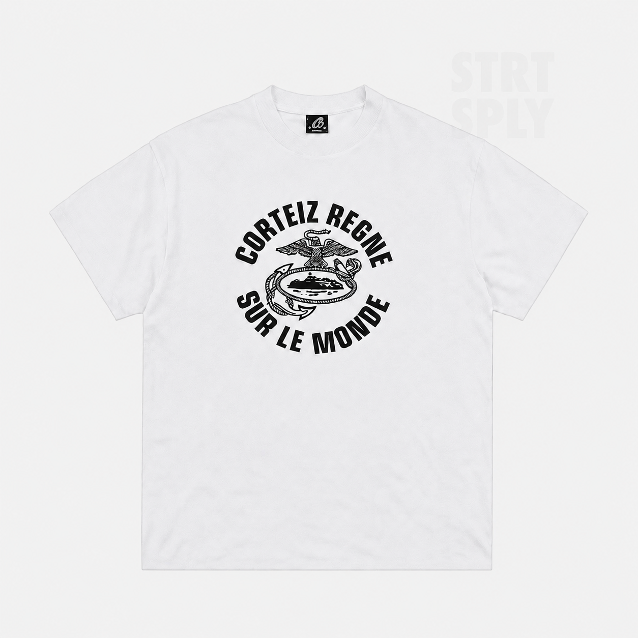 Corteiz RTW Regne Sur Le Monde T-Shirt - White