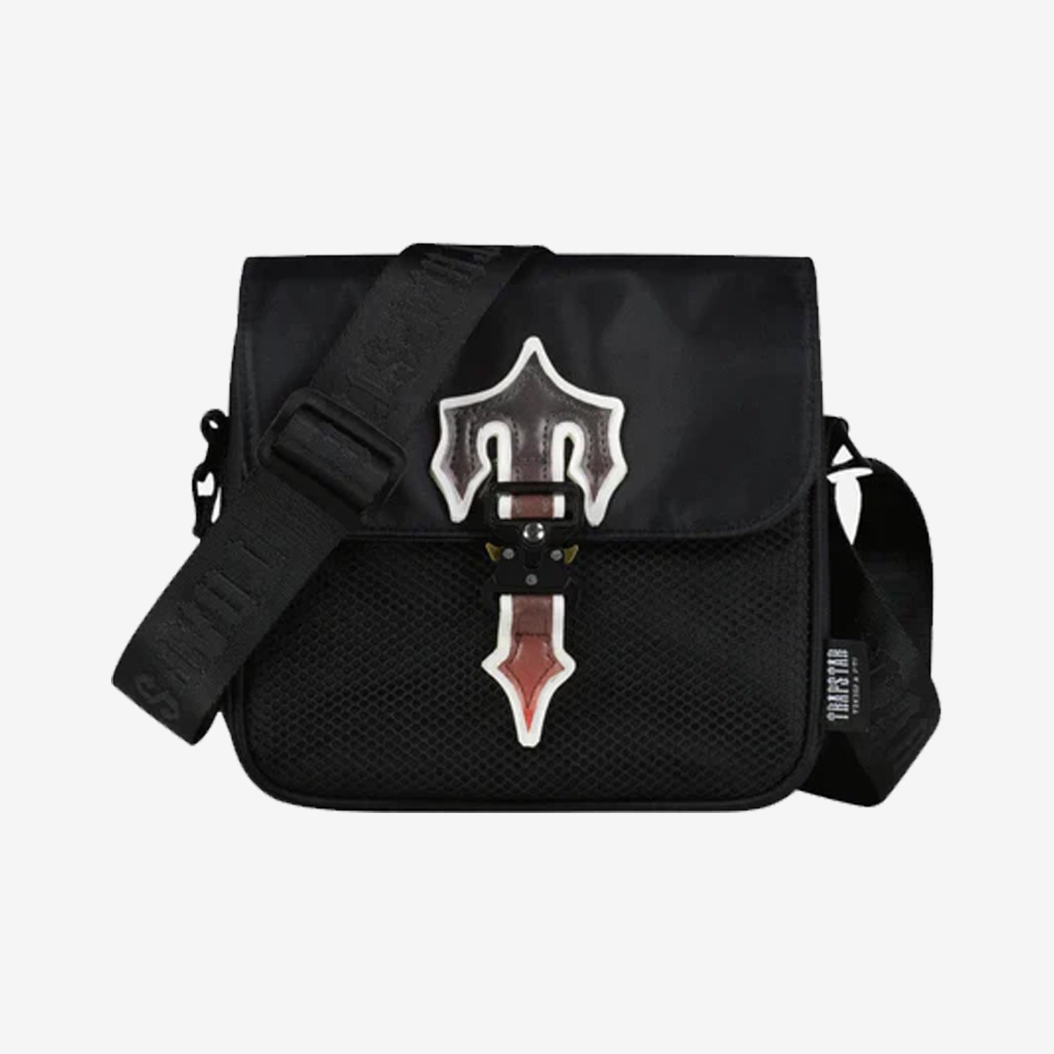 Trapstar Irongate Messenger Bag 1.0 - Black / Red Gradient
