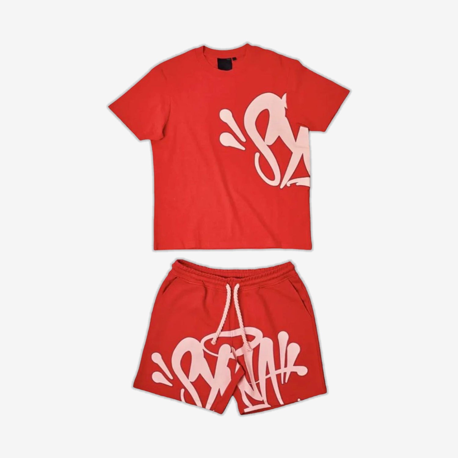 SYNAWORLD SHORTS + TSHIRT shops SET IN HAND SIZE M