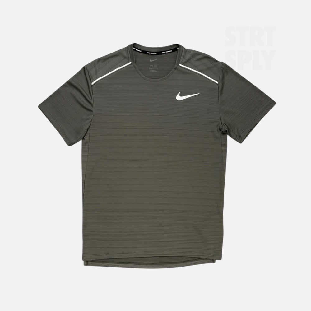Nike Dri-Fit Miler 1.0 T-Shirt - Olive