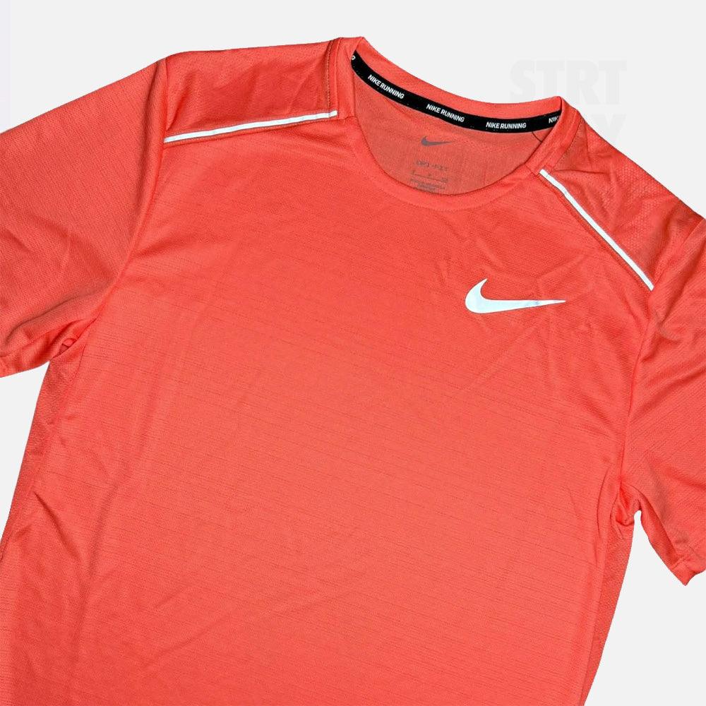 Nike Dri-Fit Miler 1.0 T-Shirt - Wild Mango