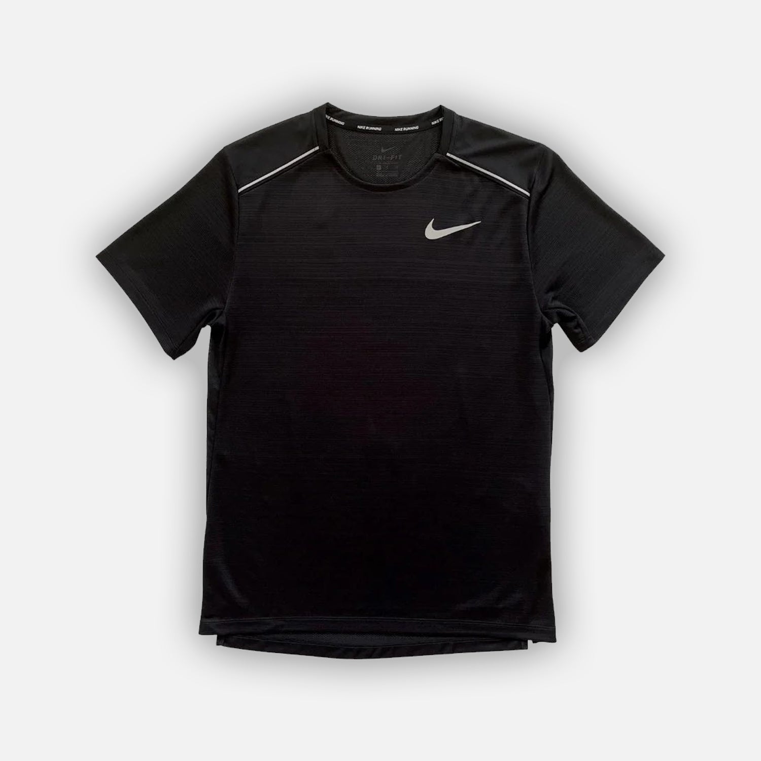 NIKE DRI FIT MILER BLACK REFLECTIVE KICKKONNECT