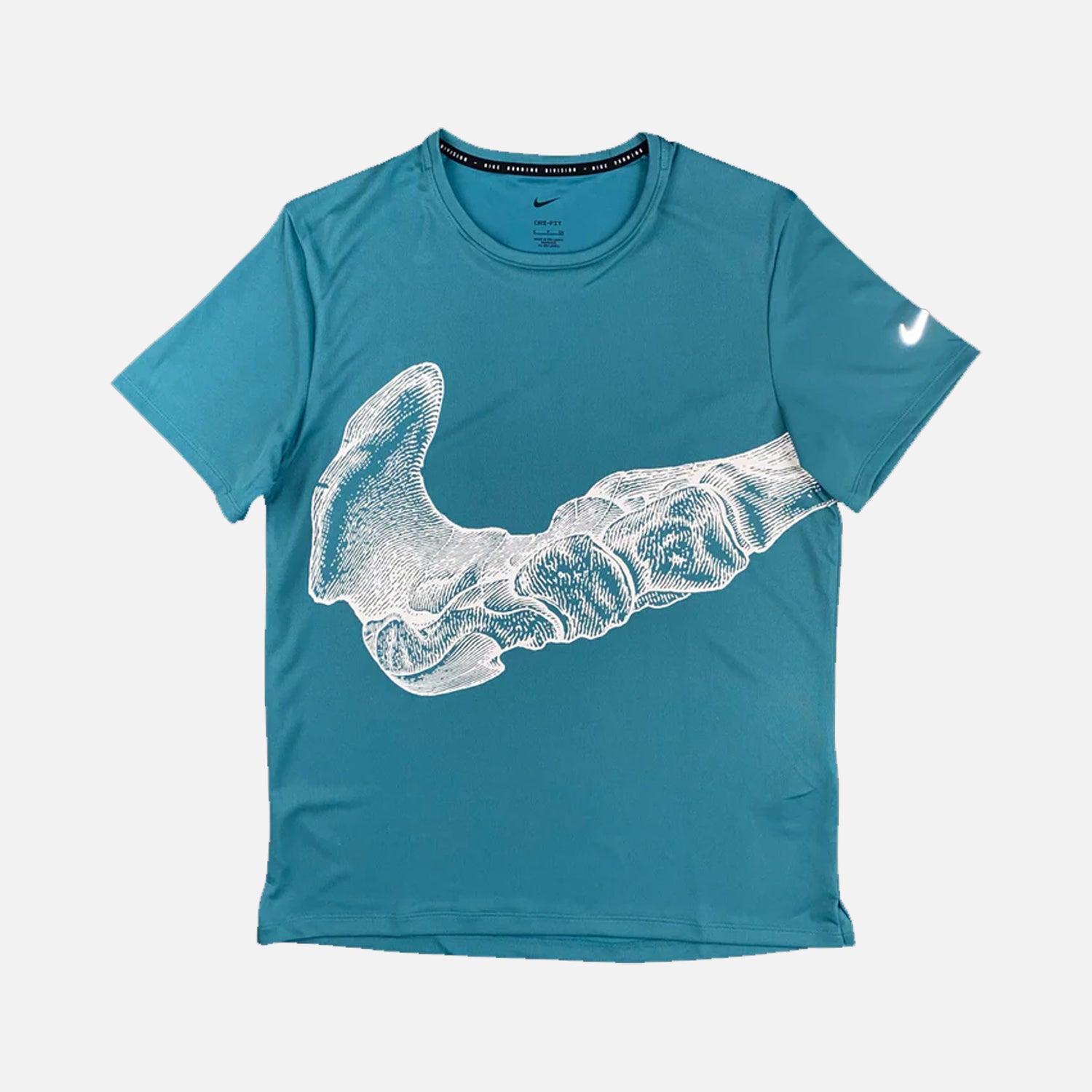 Nike Dri-Fit UV Run DVSN Miler 1.0 T-Shirt - Mineral Teal