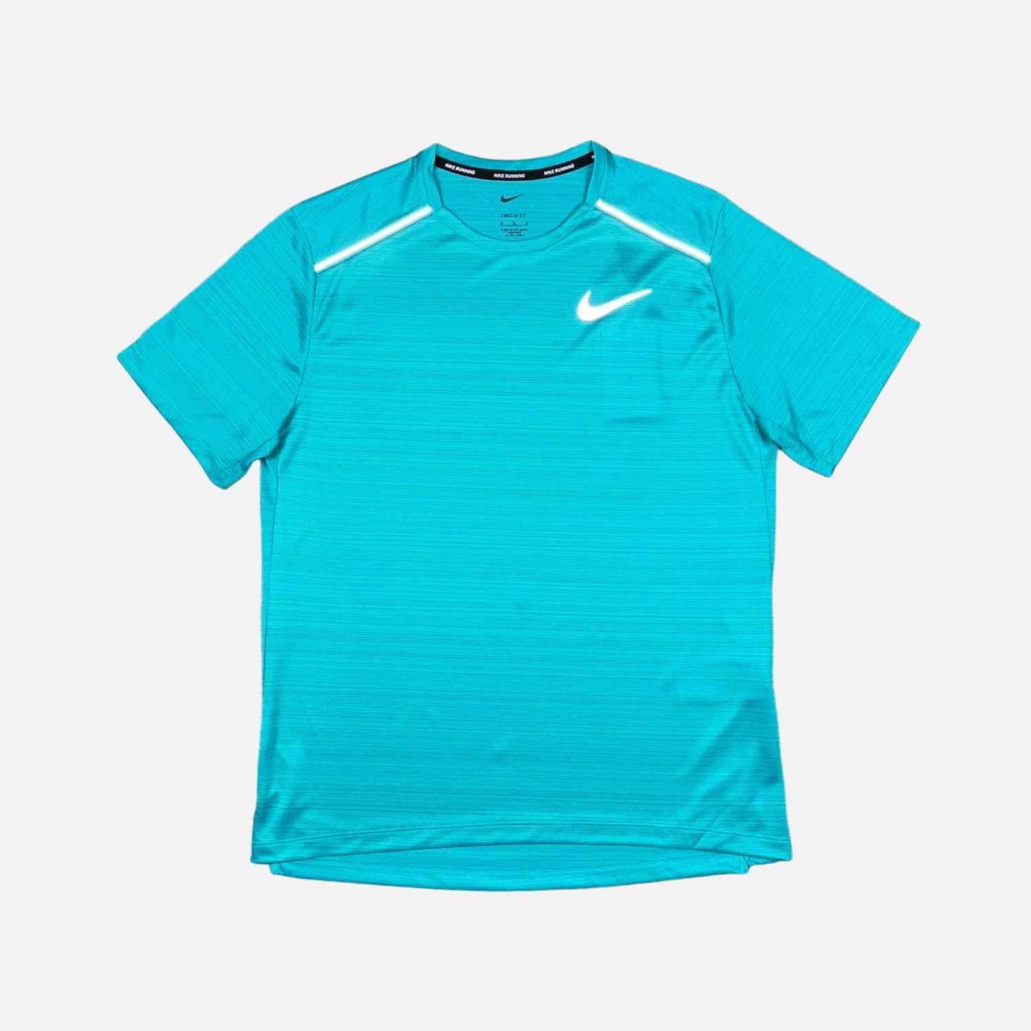 Nike Miler T-Shirt & Challenger Short Set - Aqua Blue