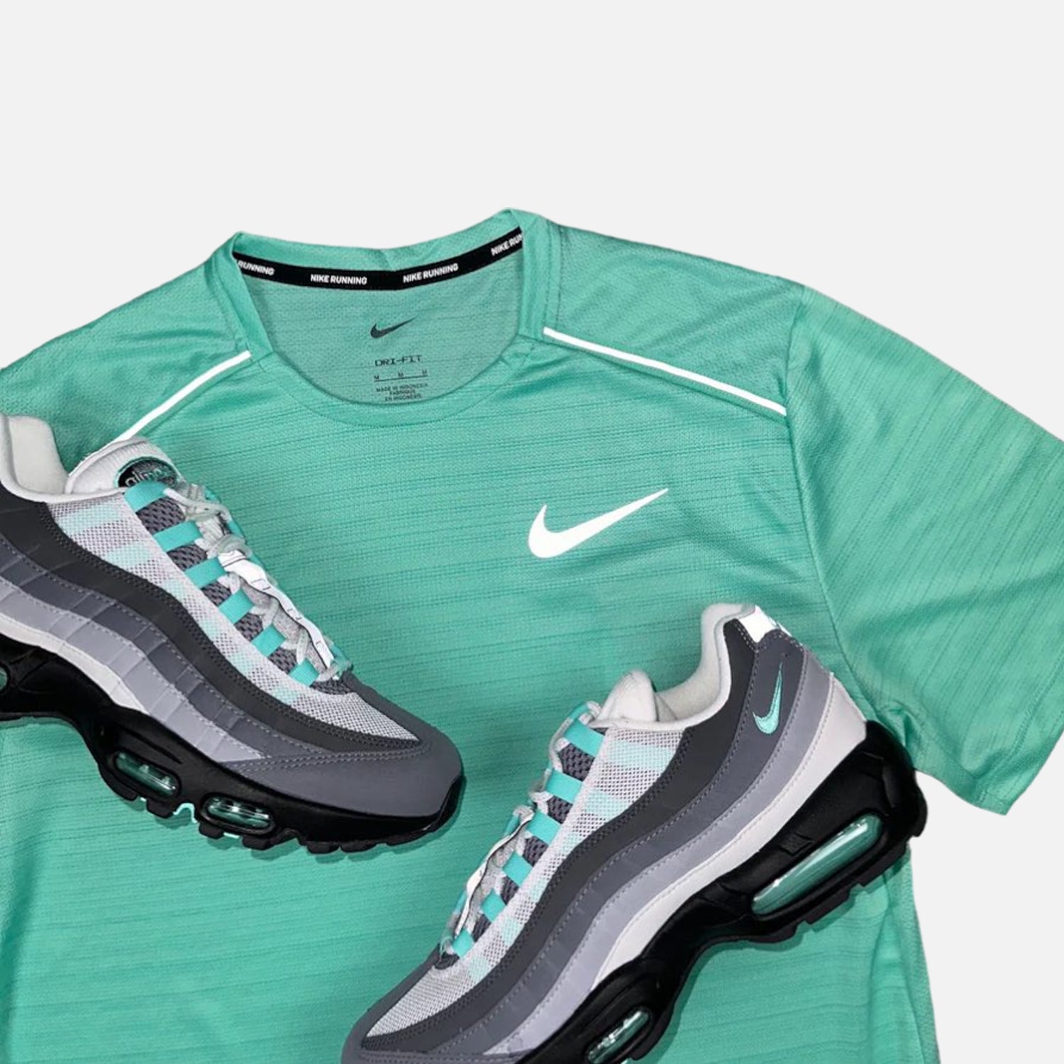 Nike Dri-Fit Miler 1.0 T-Shirt - Mint Green