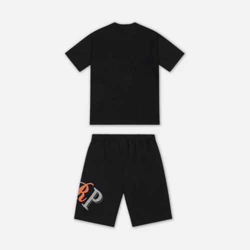 Trapstar TRP Short Set - Black / Orange