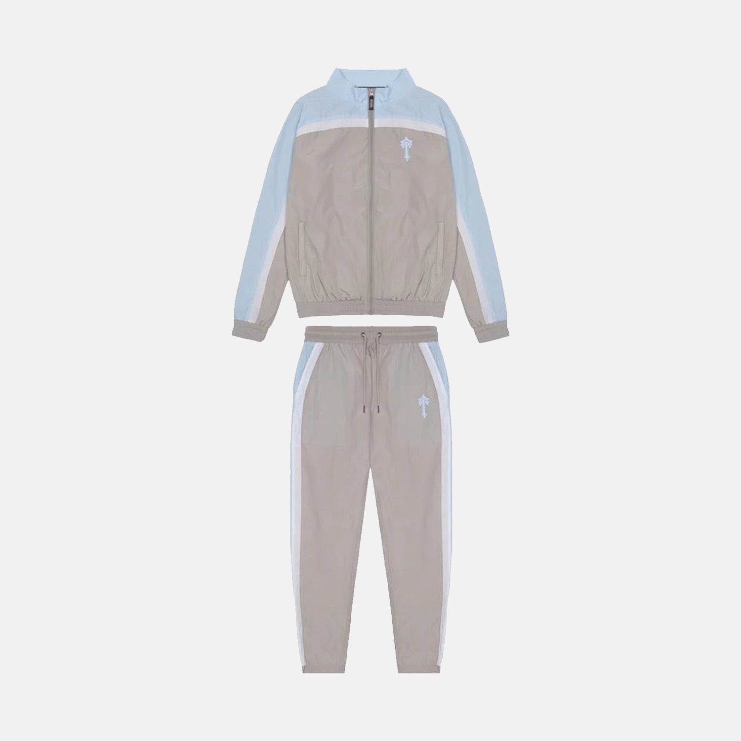 Trapstar Irongate T Shellsuit - Grey / Cashmere Blue