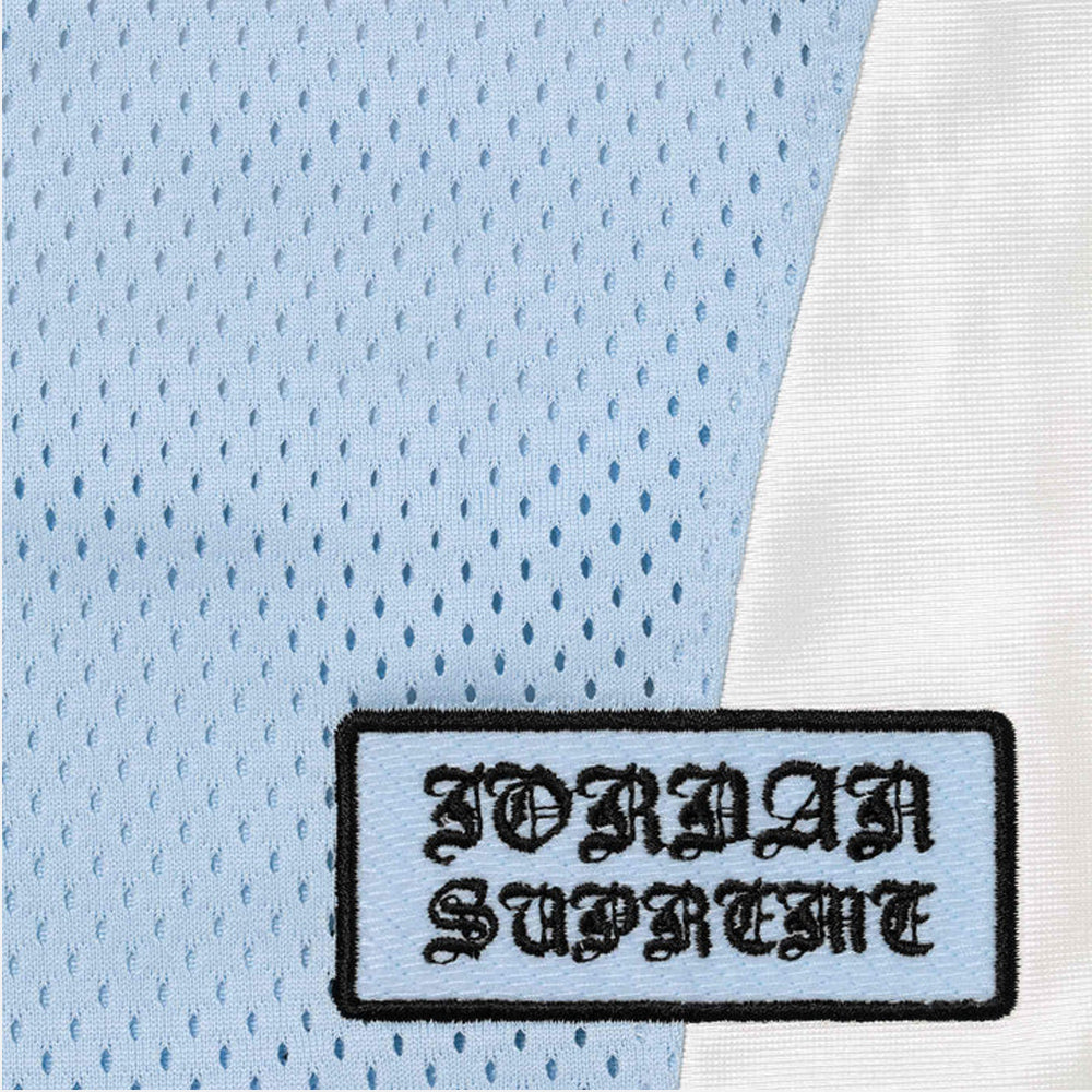 Supreme x Air Jordan Warm Up Jersey - Light Blue