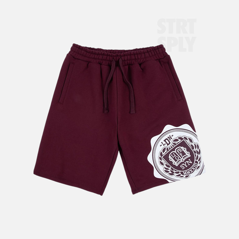 Syna World College Shorts - Burgundy