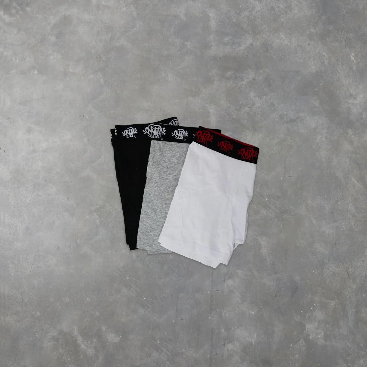 Syna World 3 Pack Boxer Briefs - Black / Grey / White