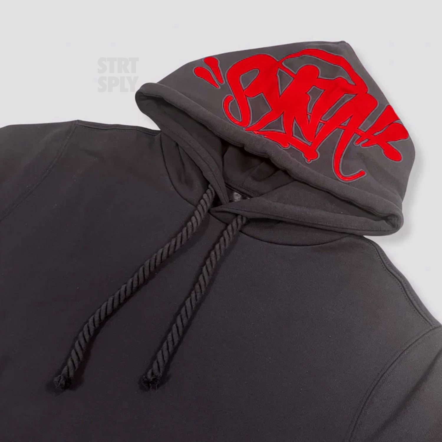 Syna World OG Rope Hoodie - Black / Red