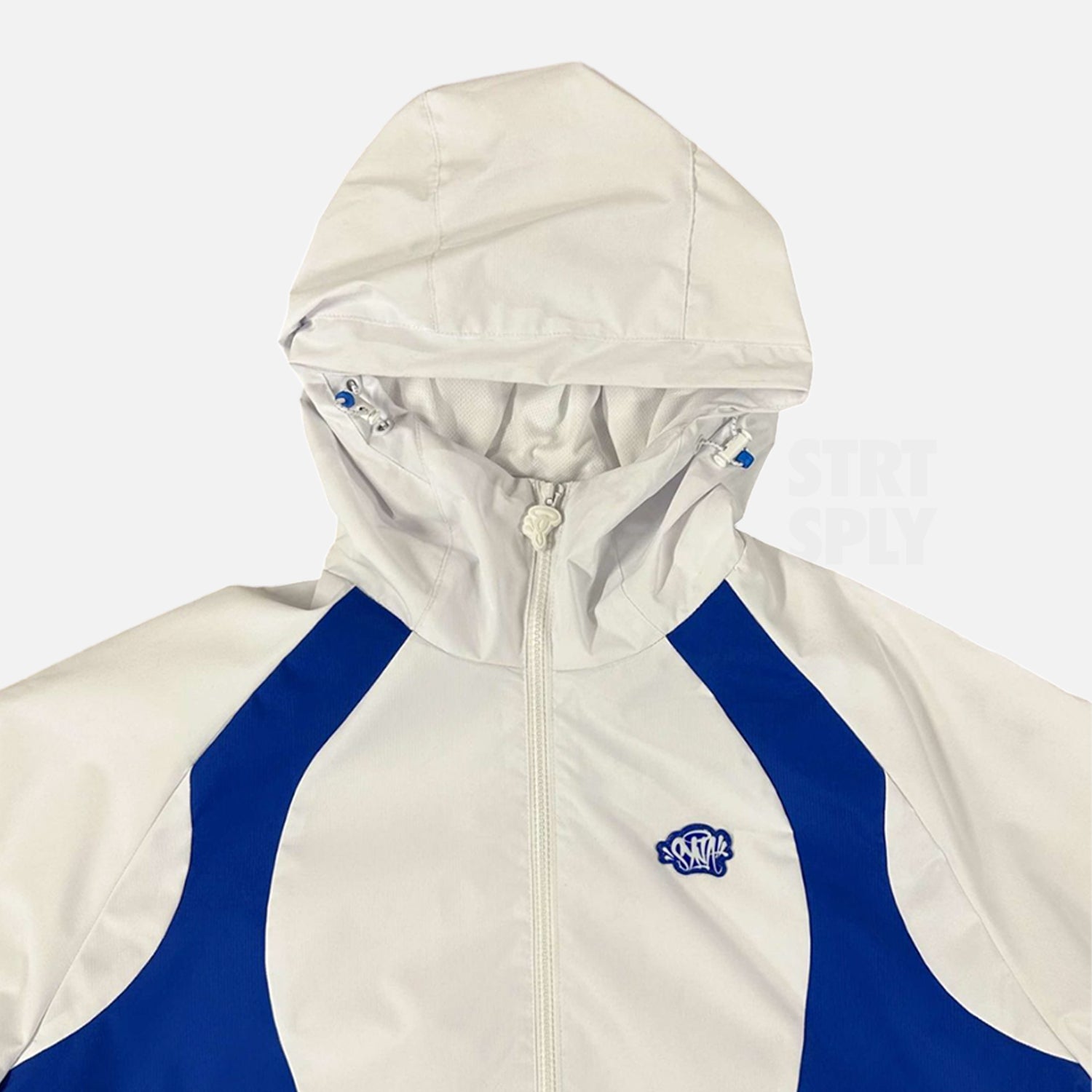 Syna World Vortex Woven Jacket - White / Blue