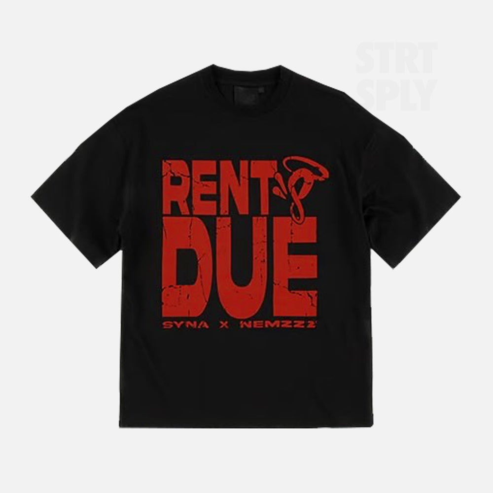 Syna World x Nemzzz Rents Due T-Shirt - Black