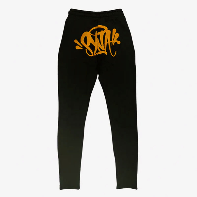 Syna World Logo Tracksuit - Black / Orange