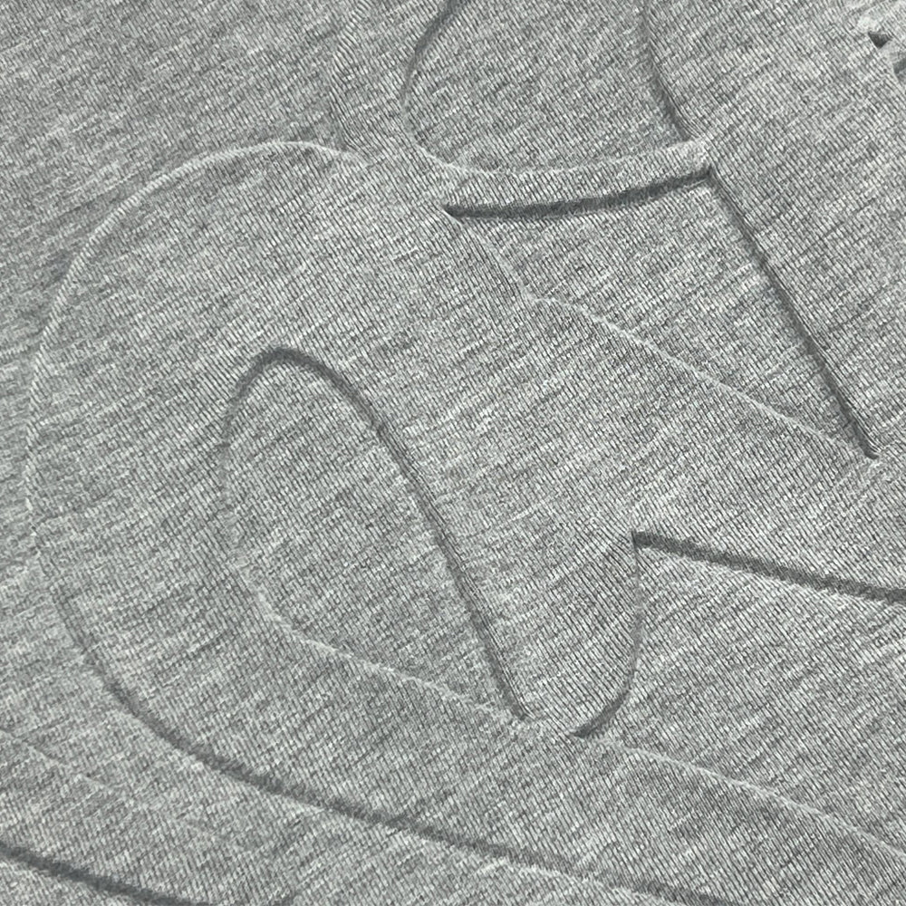 Syna World Neoprene Embossed Hoodie - Grey