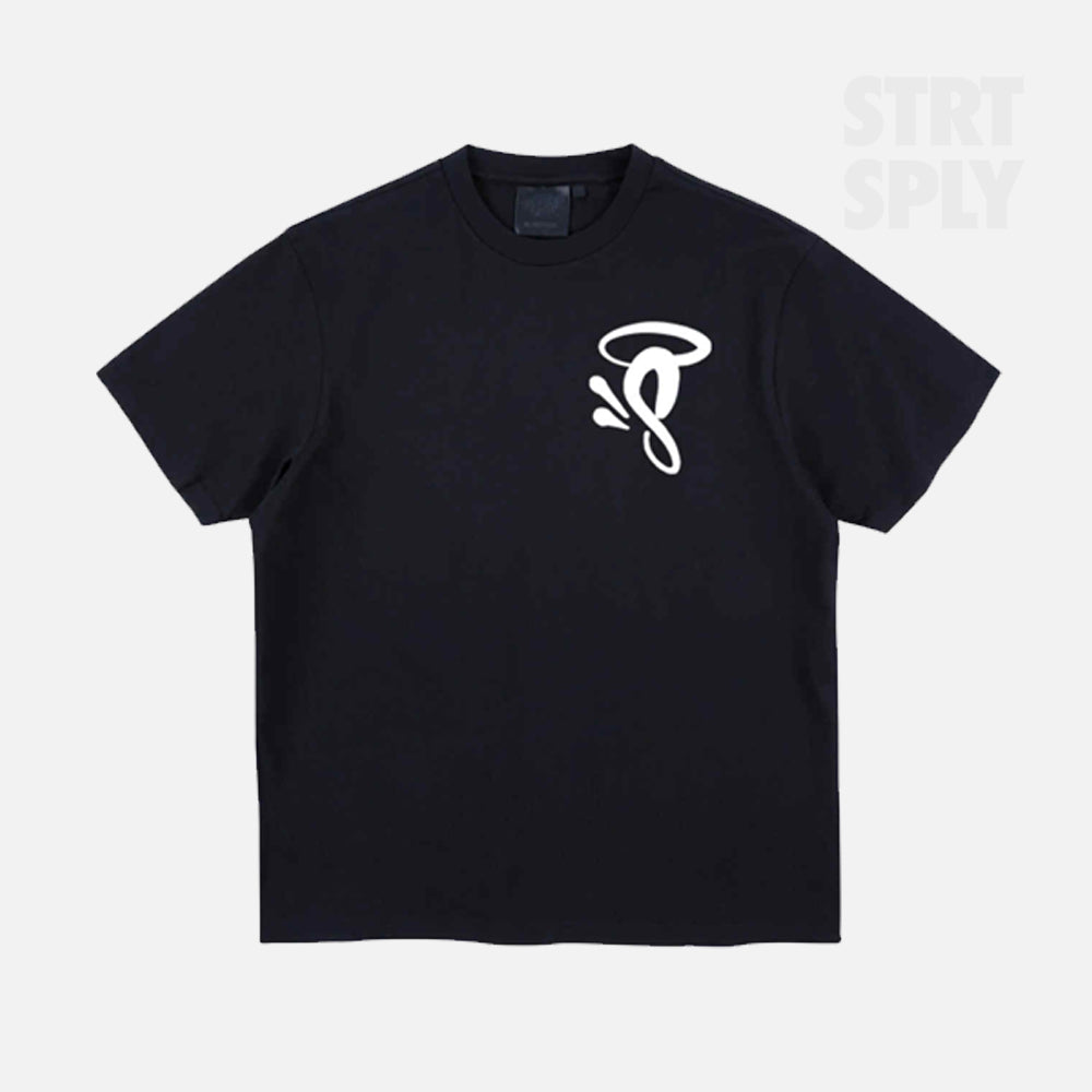 Syna World Halo S Logo T-Shirt - Black / White