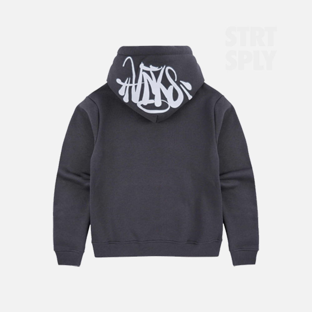 Syna World Logo Tracksuit - Dark Grey / White