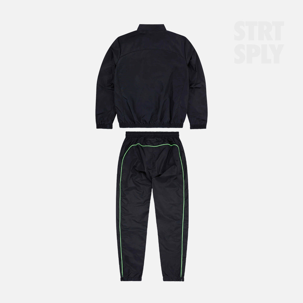 Syna World Logo Shell Tracksuit - Black / Green