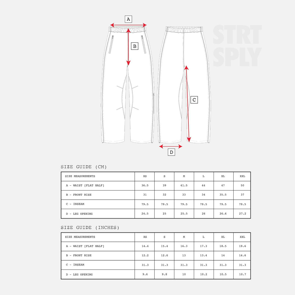 Syna World Micro Ripstop Track Pant - Black / Reflective
