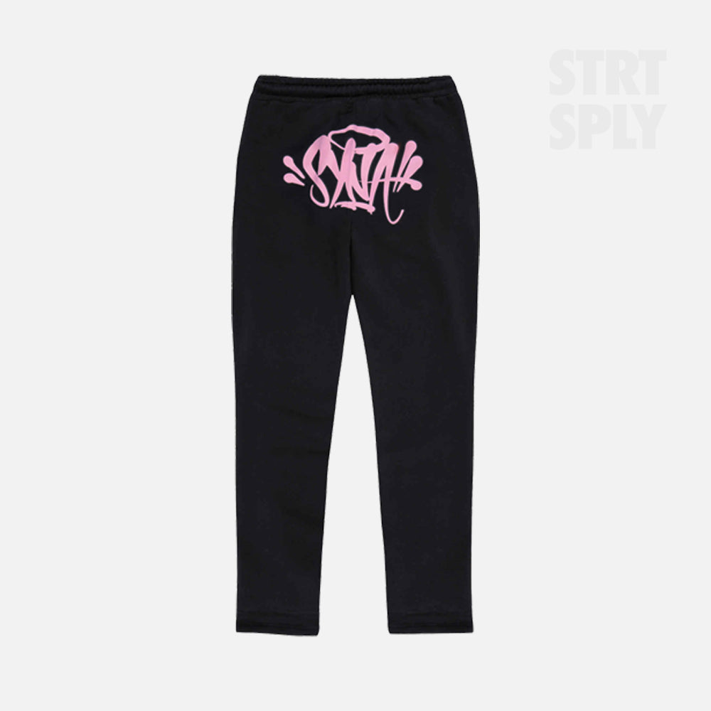 Syna World Logo Tracksuit - Black / Pink