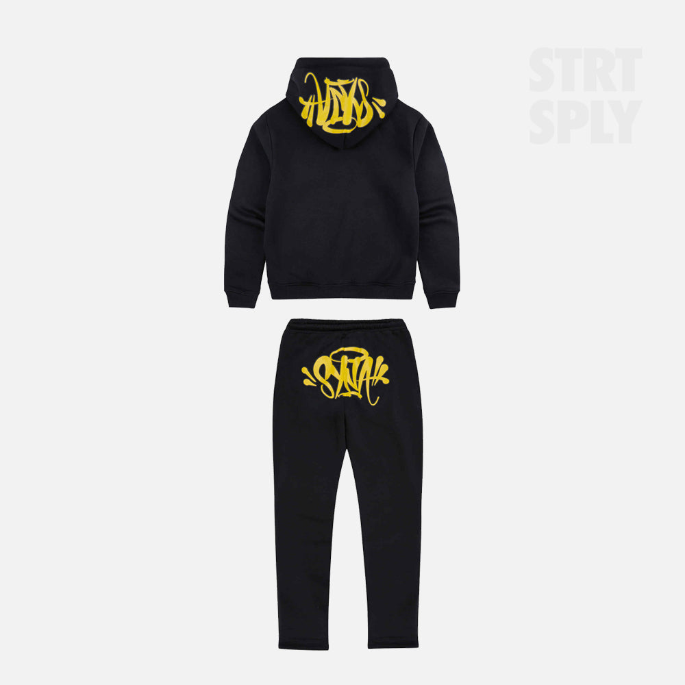 Syna World Logo Tracksuit - Black / Yellow