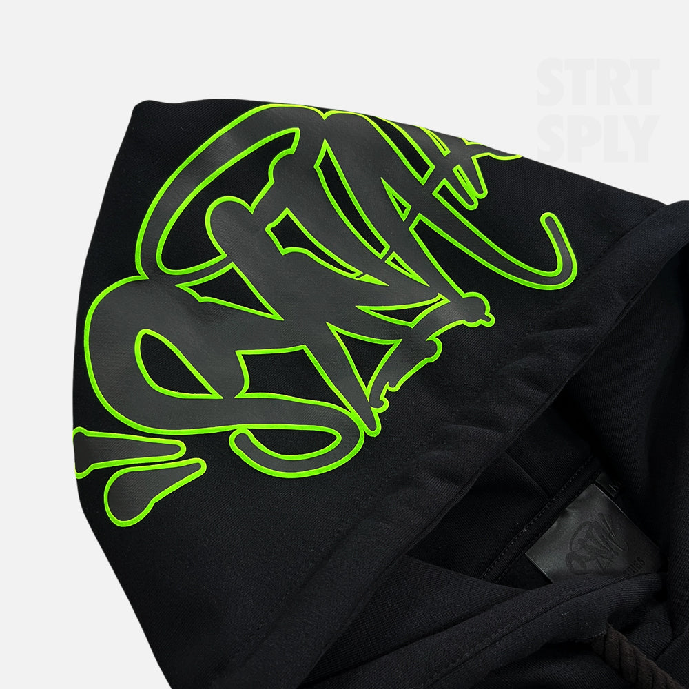 Syna World Logo Tracksuit - Black / Green 2.0