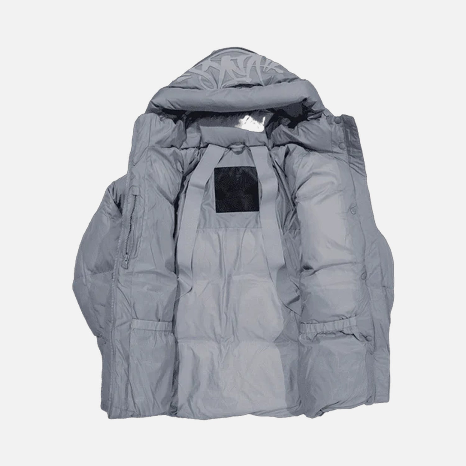 Syna World Logo Puffer Jacket - Grey