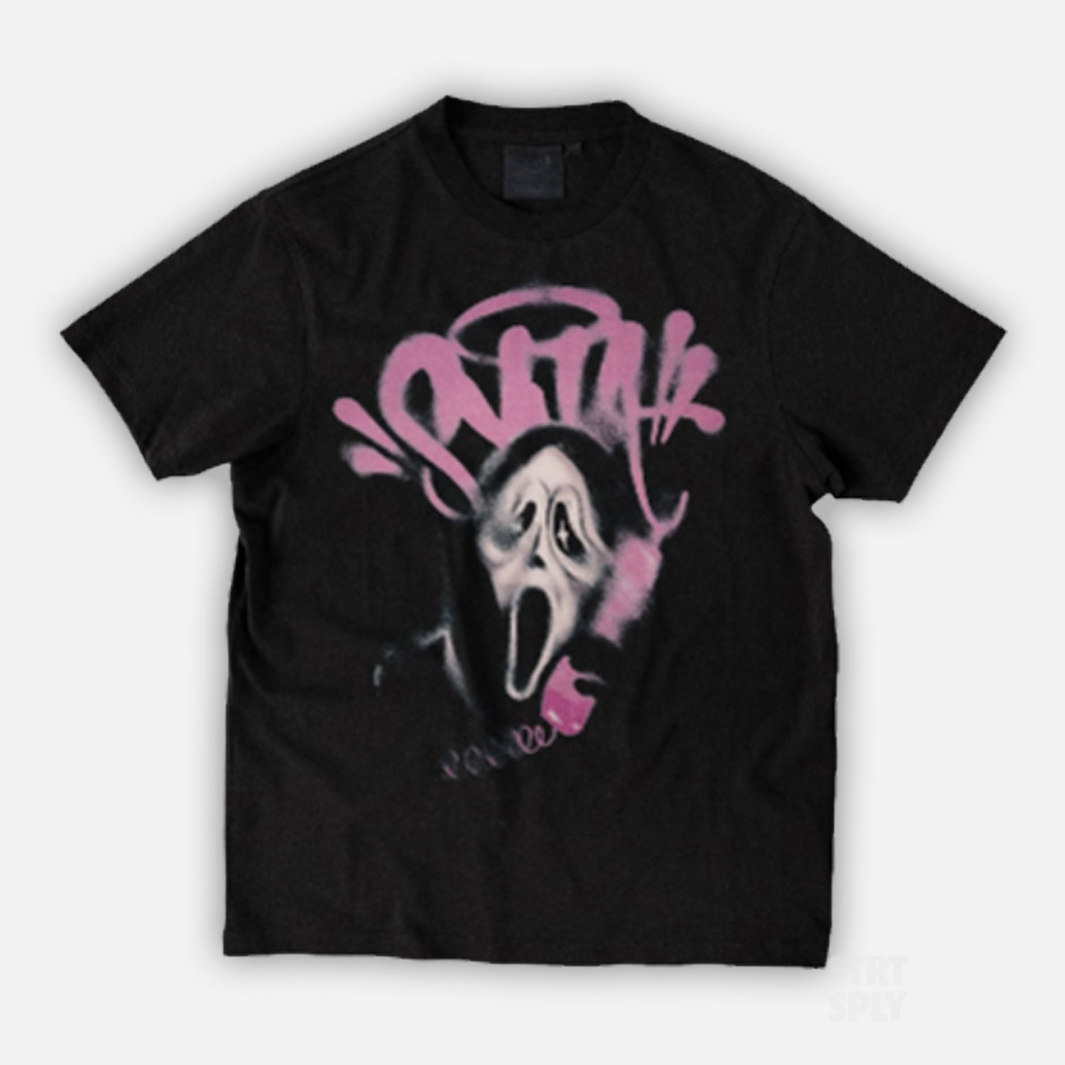 Syna World Midnight Caller Scream T-Shirt - Black / Pink