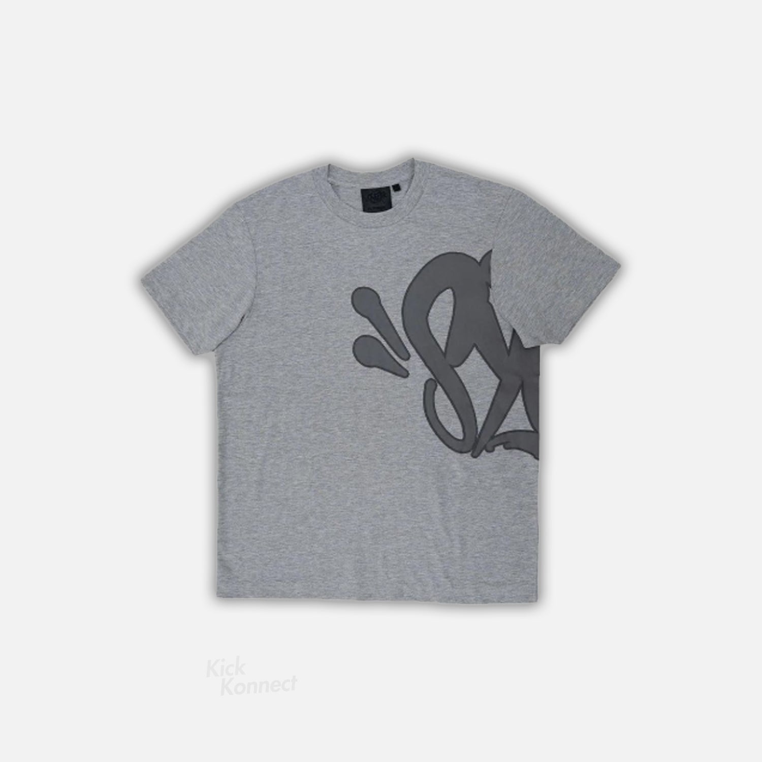Syna World T-Shirt & Shorts Logo Set - Grey / Black