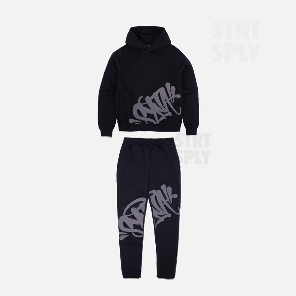 Syna World Logo Slice Tracksuit - Black