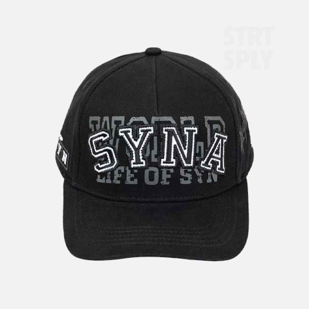 Synaworld cap black 早く売りたいので値段交渉大丈夫です◎ Syna World × NEW ERA 59FIFTY FITTED キャップ 2色 _関送込 (Syna
